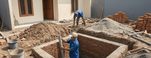 Pembuatan Septic Tank